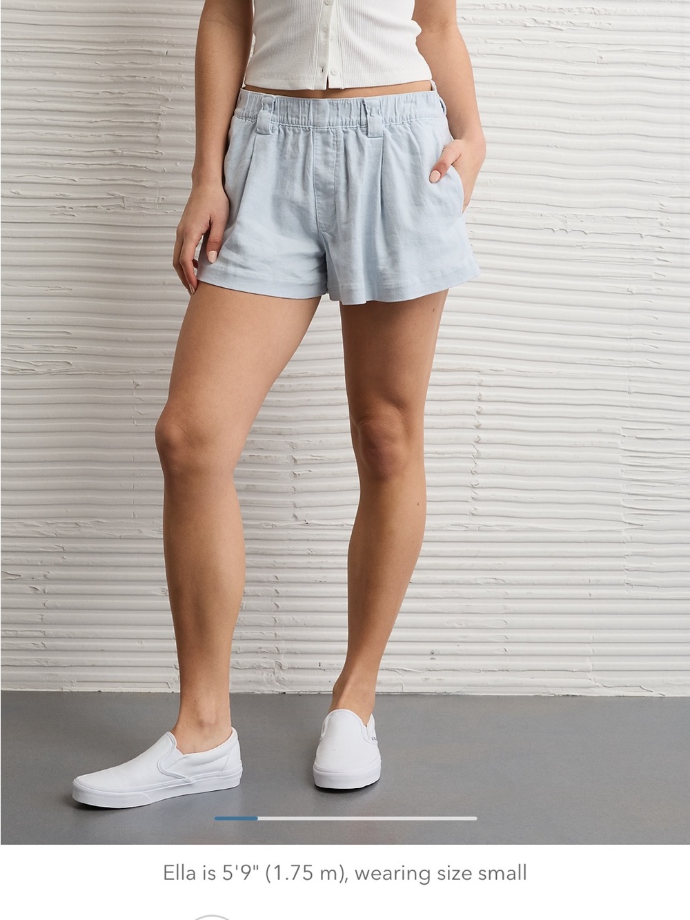 American eagle elastic waist shorts small